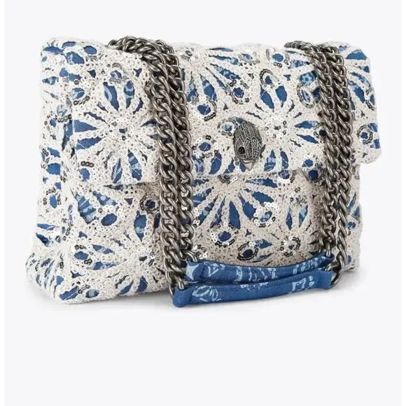 Kurt Geiger Blue and White Crossbody Bag - NWOT - Picture 2 of 10